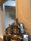 Dekorativ urne/vase i sølv H- 54 thumbnail