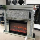 Savion elektrisk peis i speilglass m flammeeffekt W750-1500- M fjernkontroll  thumbnail