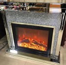 Marcella elektrisk peis i speilglass m flammeeffekt W750-1500- M fjernkontroll thumbnail