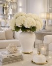 Glamour Urne/Vase- Beige & gull -H 47 cm thumbnail