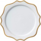 San Antonio middagstallerken-M kant i 24 karat gull- hvit med gullkant- Ø 26 cm thumbnail