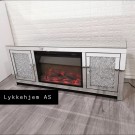 Benito elektrisk peis/ tv bord - 150 cm- M fjernkontroll  thumbnail