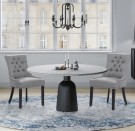 Luna spisestol - Grå linen thumbnail