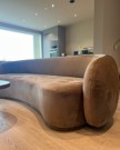 Paris sofa - Khaki velour  thumbnail