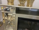 Adona tv bord /Skjenk - 175 cm- M fjernkontroll-Champagnefarget thumbnail