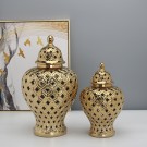 Cazenovia urne/vase - Gull - H 46 cm thumbnail