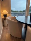 Boston stol - Beige - Linn stoff  thumbnail