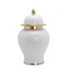 Glamour Urne/Vase- Beige & gull -H 47 cm thumbnail