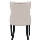 Luna spisestol - Beige linen thumbnail