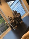 Dekorativ urne/vase i sølv H- 54 thumbnail