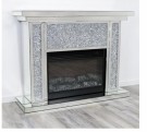 Savion elektrisk peis i speilglass m flammeeffekt W750-1500- M fjernkontroll  thumbnail