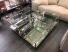 Emori sofabord - 4 deler - Gull rustfritt stål - Firkantet- Sølv thumbnail