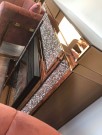 Livonia elektrisk peis i speilglass - Kobber m flammeeffekt W750-1500- M fjernkontroll thumbnail
