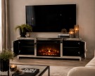 Roma elektrisk peis/ tv bord - 150 cm- M fjernkontroll  thumbnail