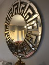 Luxury rundt speil-Gull- Ø100 cm thumbnail