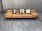 Torino sofa - 4+2 seter - Skinn - Brun  thumbnail