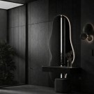 Marcella speil og skuff i sort treverk thumbnail