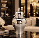 New York vase/urne - Sølv - M thumbnail