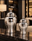 New York vase/urne - Sølv - S thumbnail