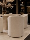 Boston stol - Beige - Linn stoff  thumbnail