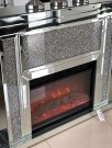 Savion elektrisk peis i speilglass m flammeeffekt W750-1500- M fjernkontroll  thumbnail