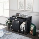 Hundehus/skjenk - L 96 - Sort & gull thumbnail