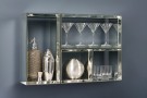 Dekorative vegghyller i speilglass- 4stk/pk thumbnail