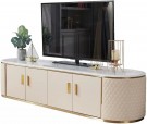 Florence tv bord - Beige & Gull  thumbnail