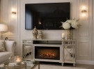 Adona tv bord /Skjenk - 175 cm- M fjernkontroll-Champagnefarget thumbnail