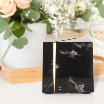 Aroma Diffuser | Marble - Sort- Inkl en duftolje