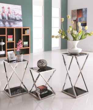 Adeline sidebord i sett av 3 stk
