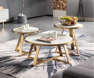 Manhattan sofabord-Sett av 3 bord
