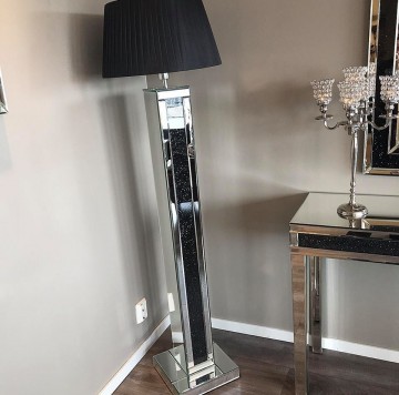 Venice gulvlampe m. skjerm H-165cm