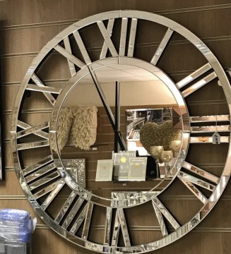 Lincoln veggklokke 60x60