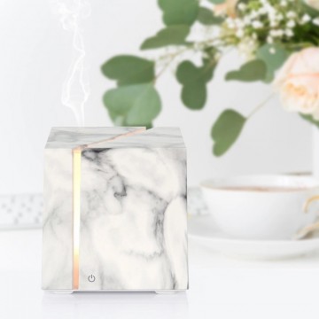 Aroma Diffuser | Marble - Hvit- Inkl en duftolje