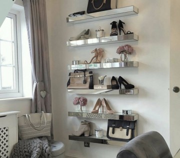 Royal vegghylle i speil 120cm
