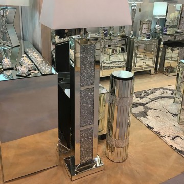 Chicago gulvlampe m. skjerm H-160cm