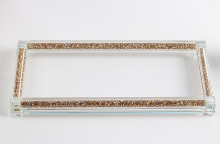 Crystalline brett- Gull - L 38 cm
