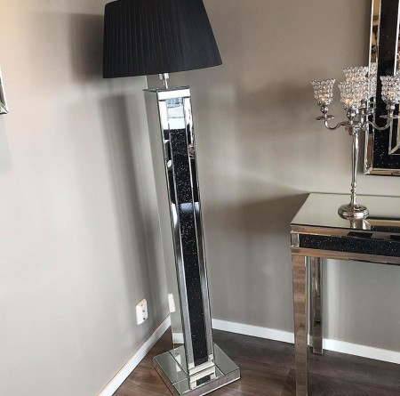 Venice gulvlampe m. skjerm H-165cm
