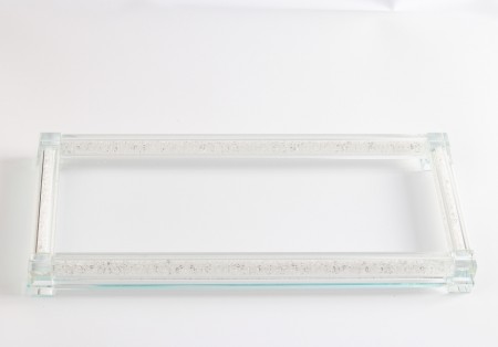 Crystalline brett- Hvit - L 38 cm