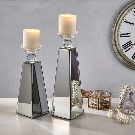 Los Angels lysestake i speilglass H-46, stor