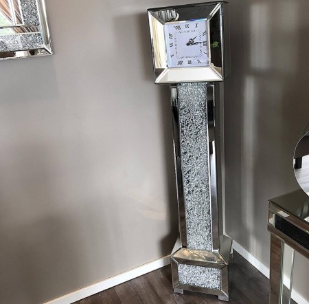 Hollywood gulvklokke med diamanter H143